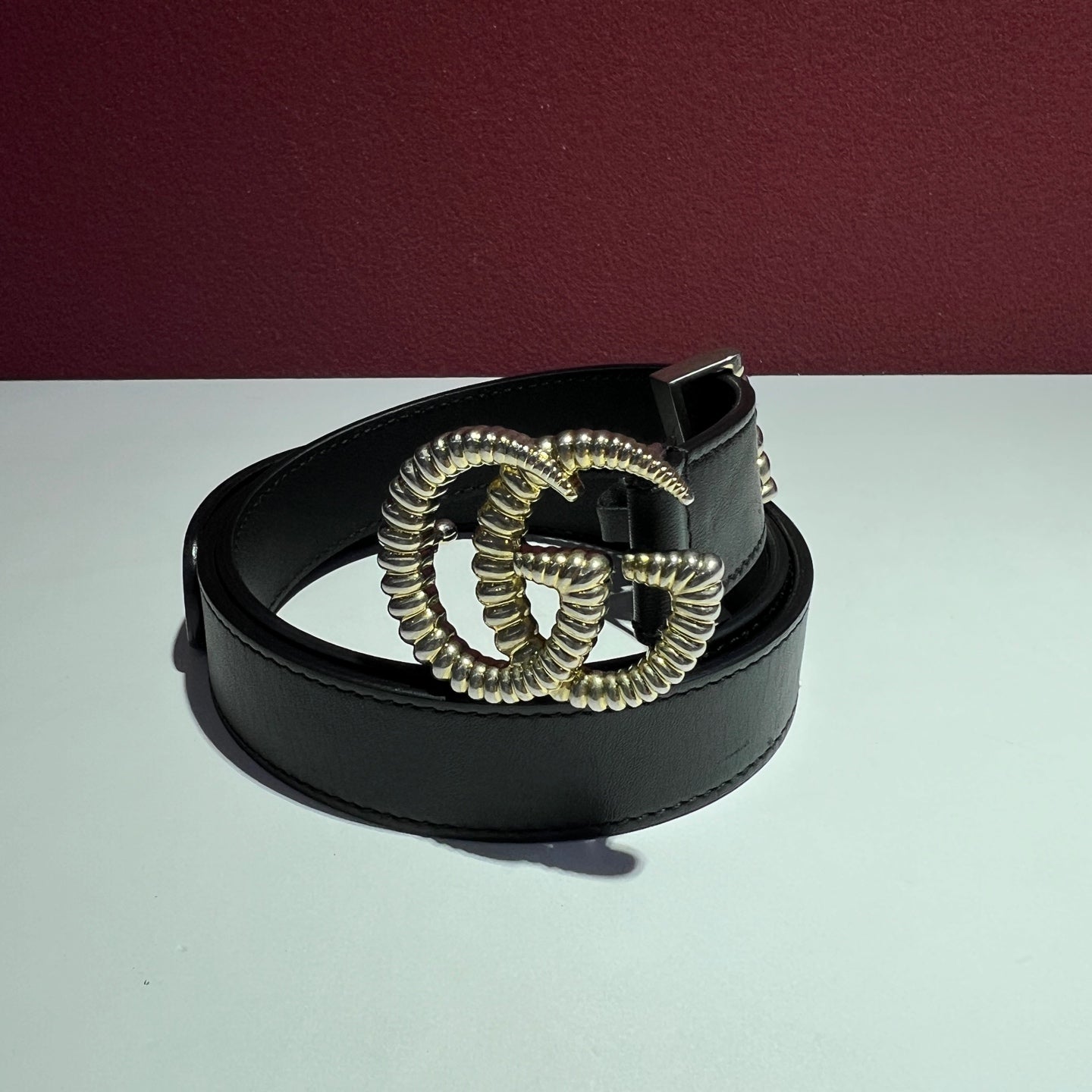 Gucci Black Belt
