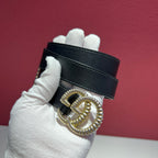 Gucci Black Belt