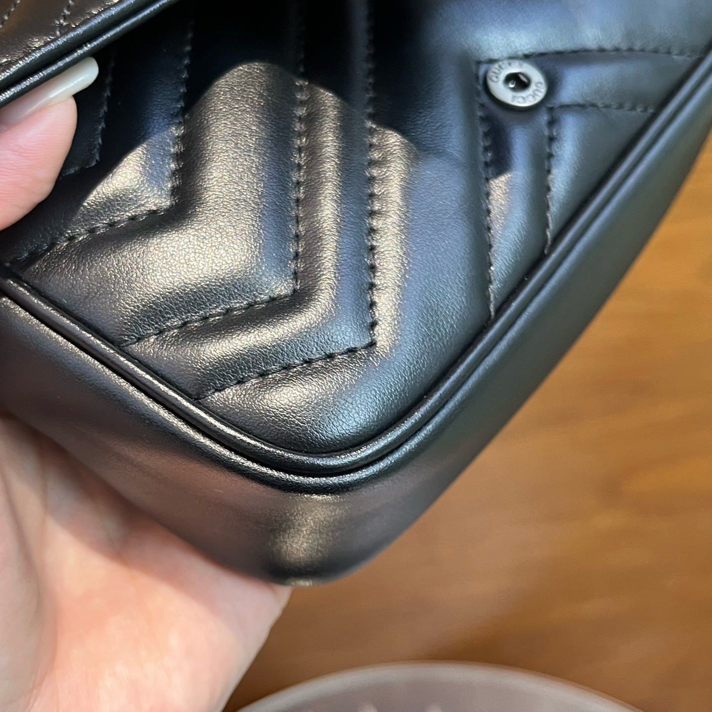 Gucci GG Marmont Collection Leather Black 699757 UM8KV 1000