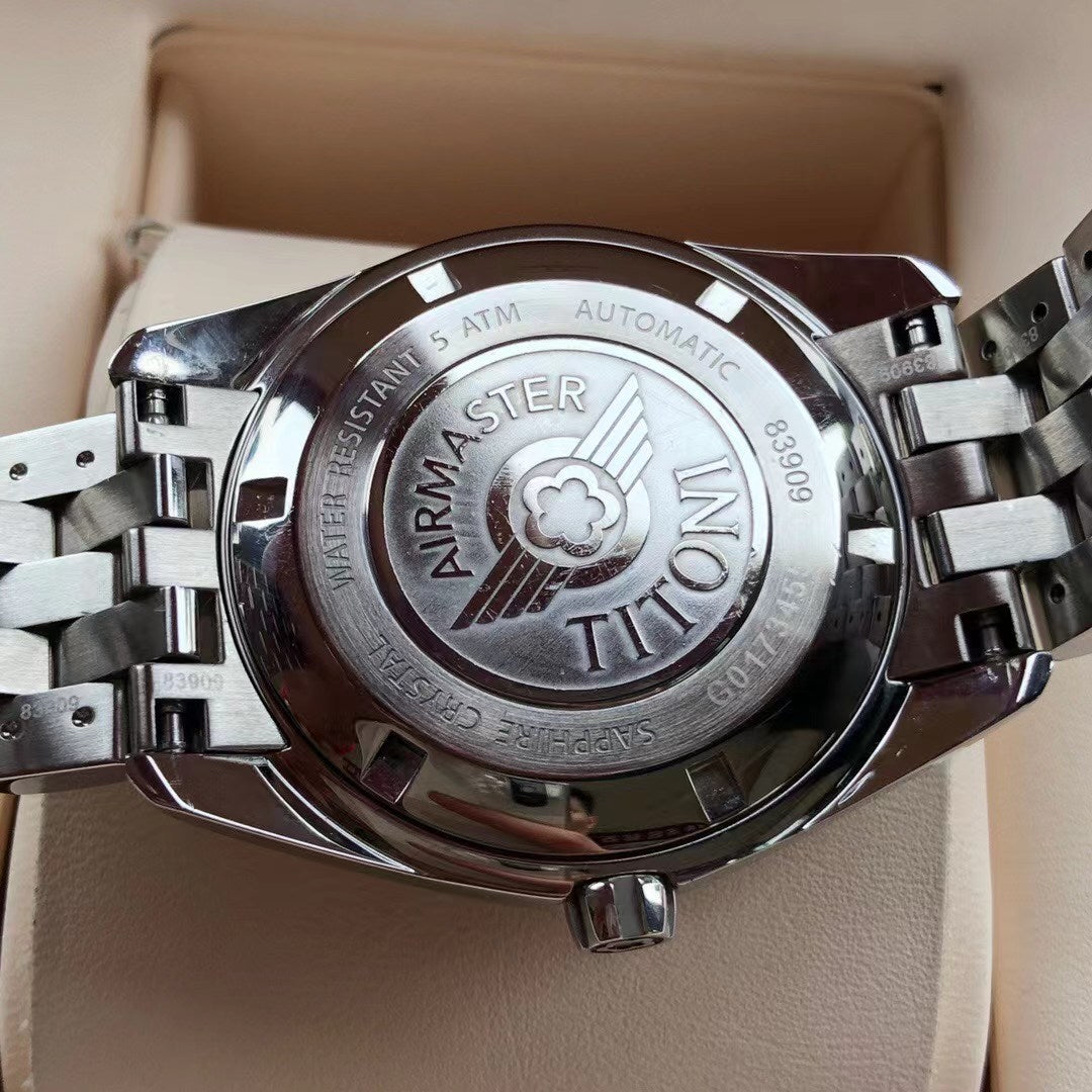 Longines Black Automatic (self-winding) watch