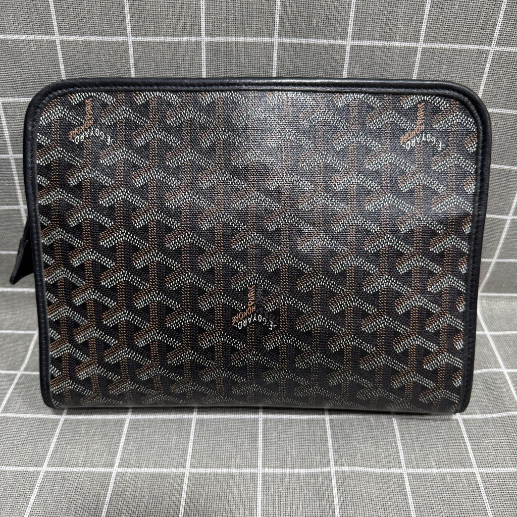 Goyard Cotton Black Clutch JOUVENMMLTY12CL12P