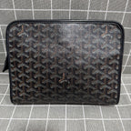 Goyard Cotton Black Clutch JOUVENMMLTY12CL12P