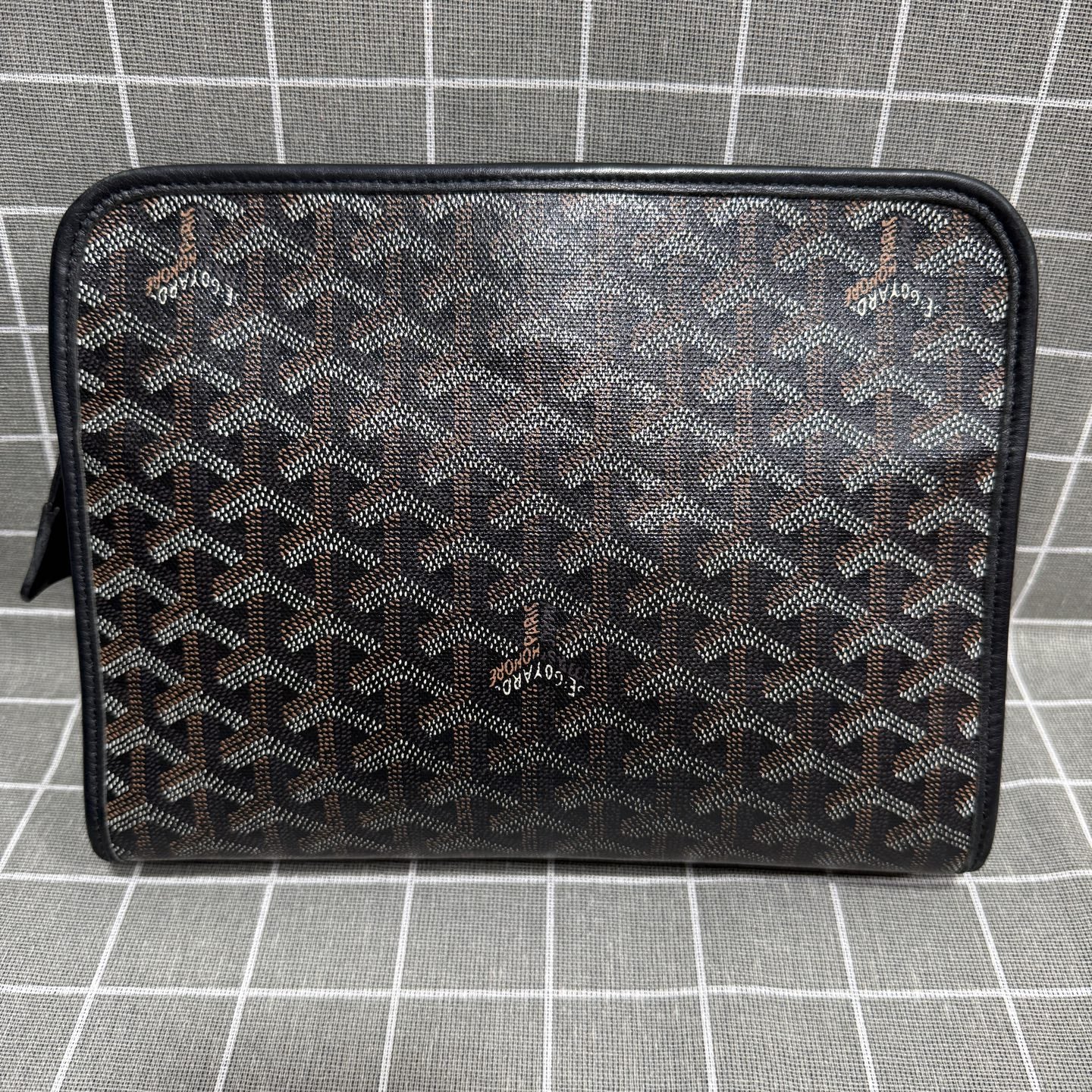 Goyard Cotton Black Clutch JOUVENMMLTY12CL12P