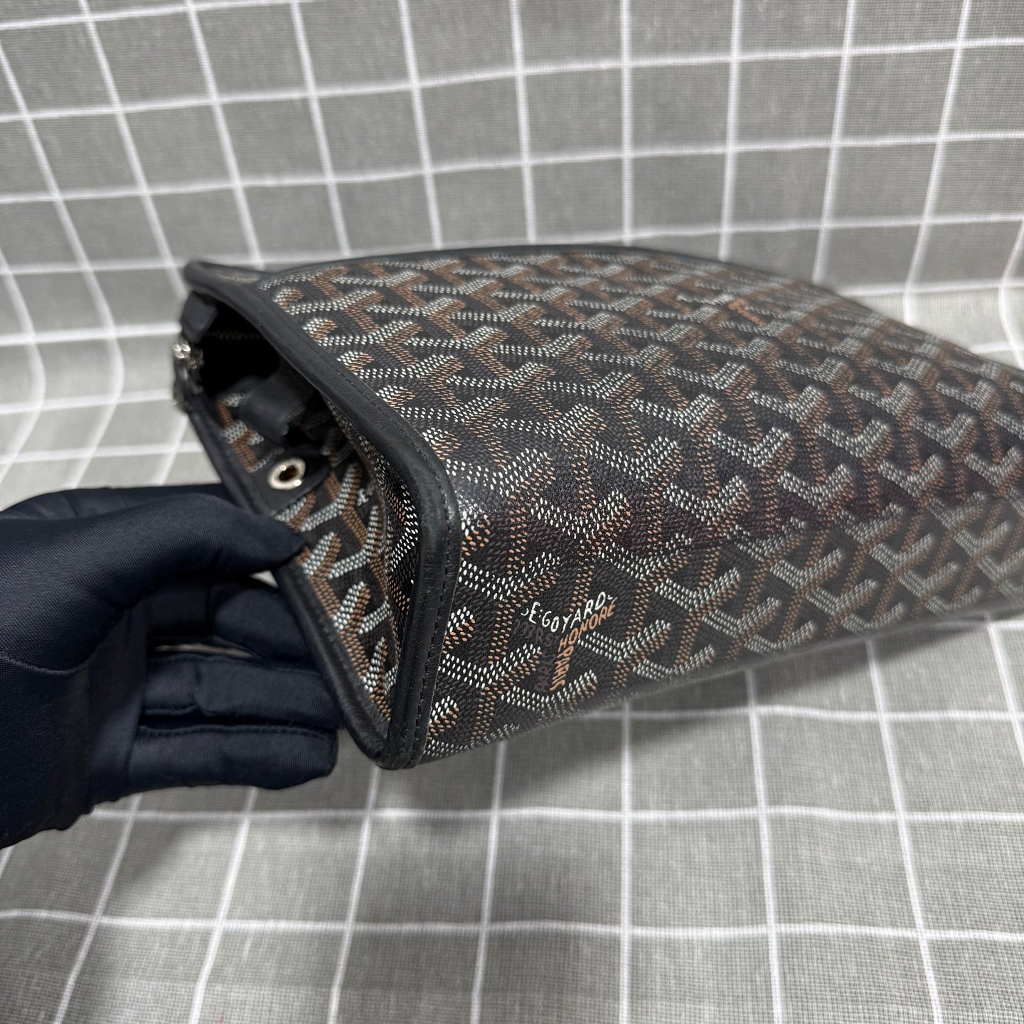 Goyard Cotton Black Clutch JOUVENMMLTY12CL12P