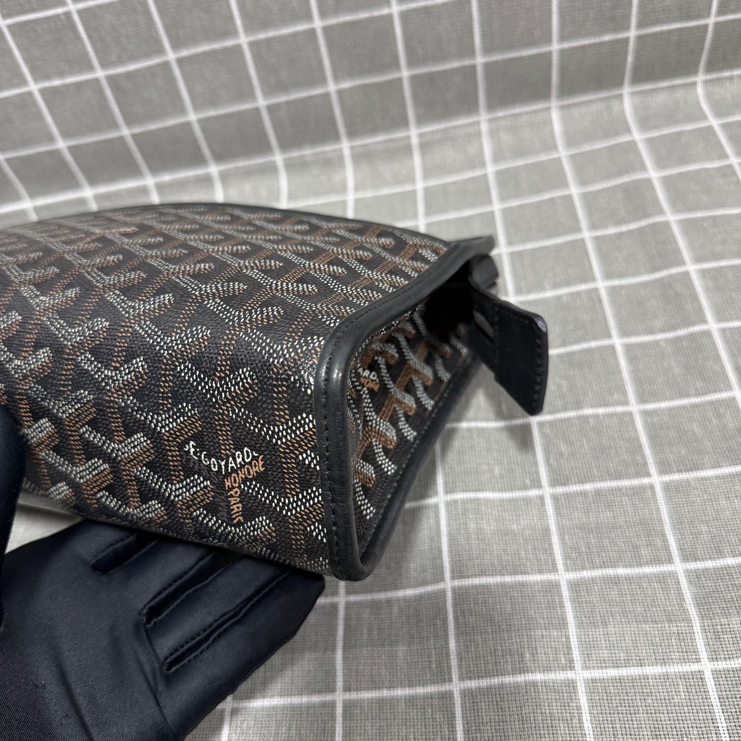 Goyard Cotton Black Clutch JOUVENMMLTY12CL12P