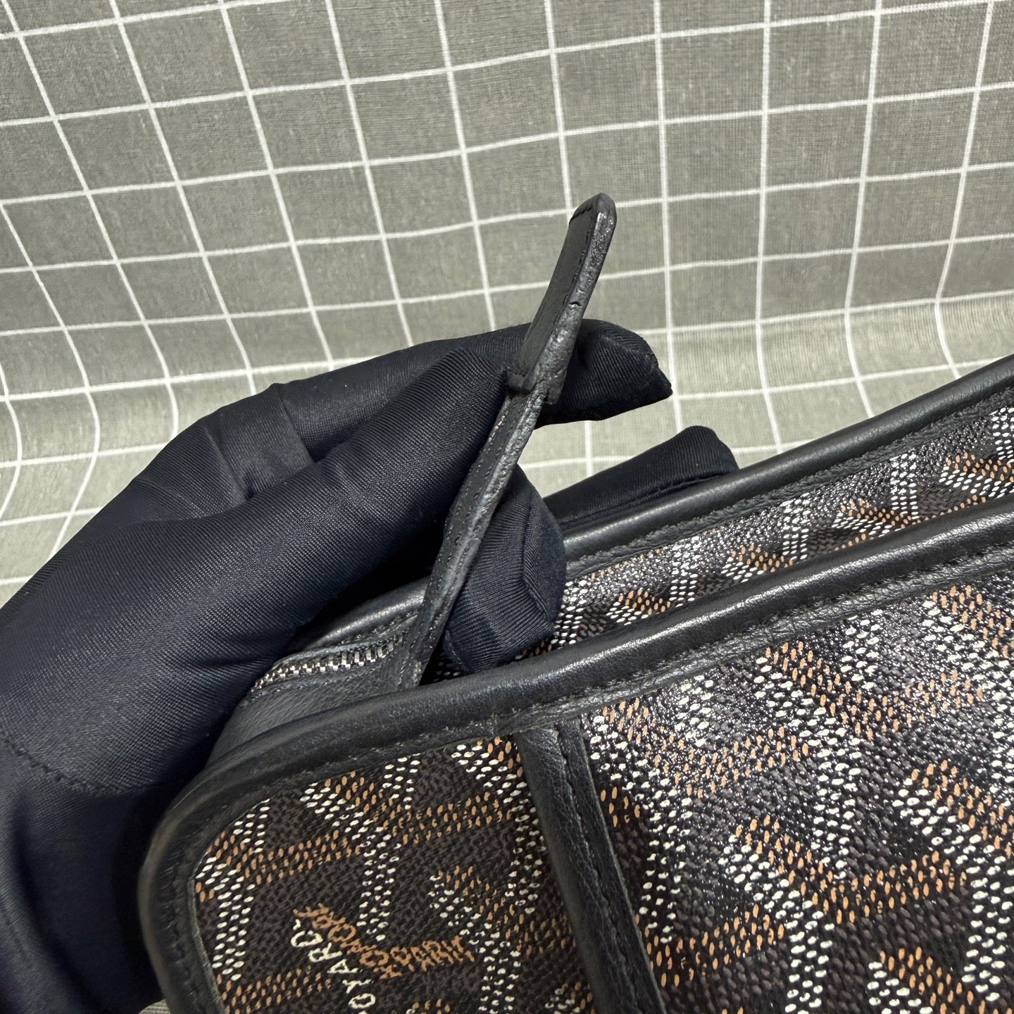 Goyard Cotton Black Clutch JOUVENMMLTY12CL12P