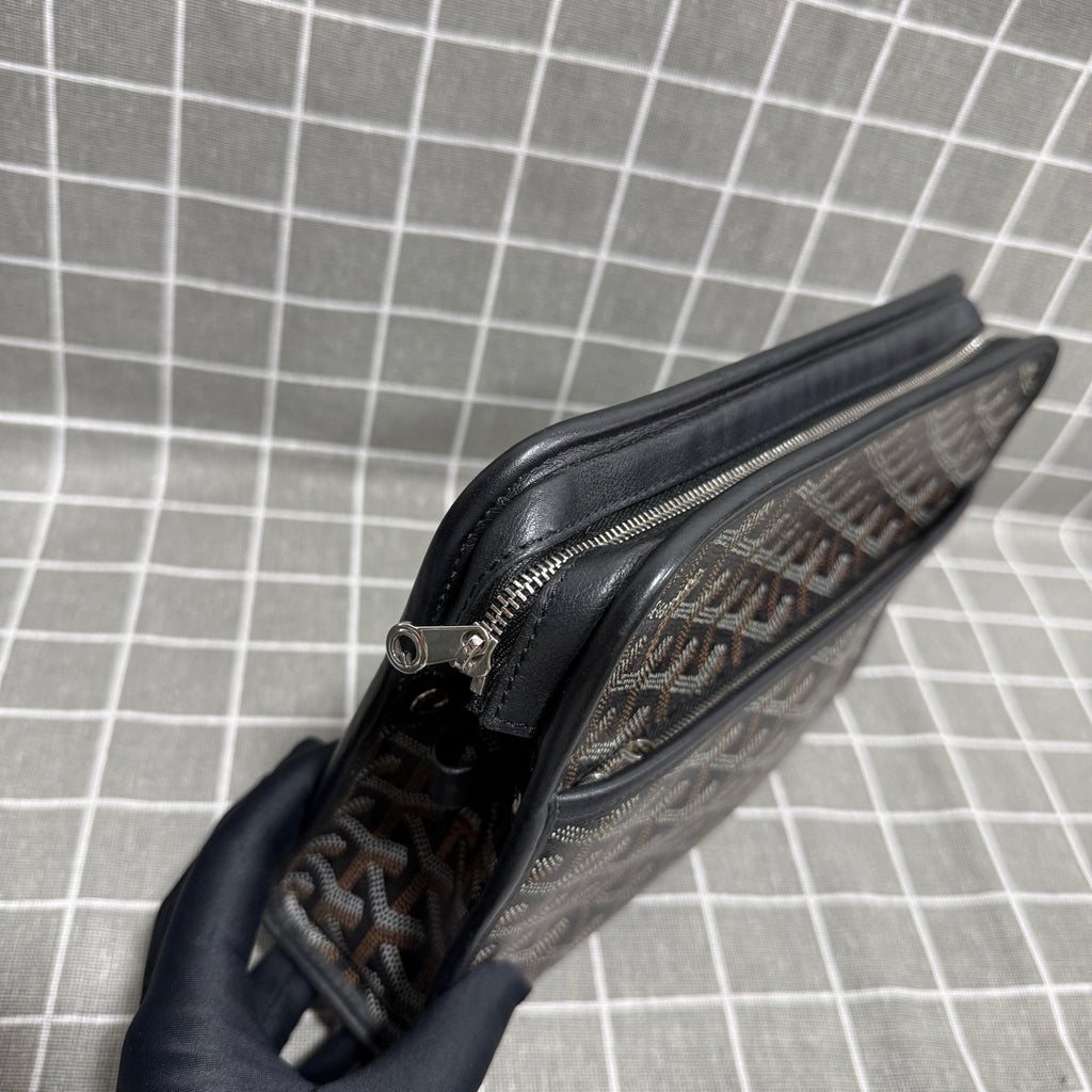 Goyard Cotton Black Clutch JOUVENMMLTY12CL12P