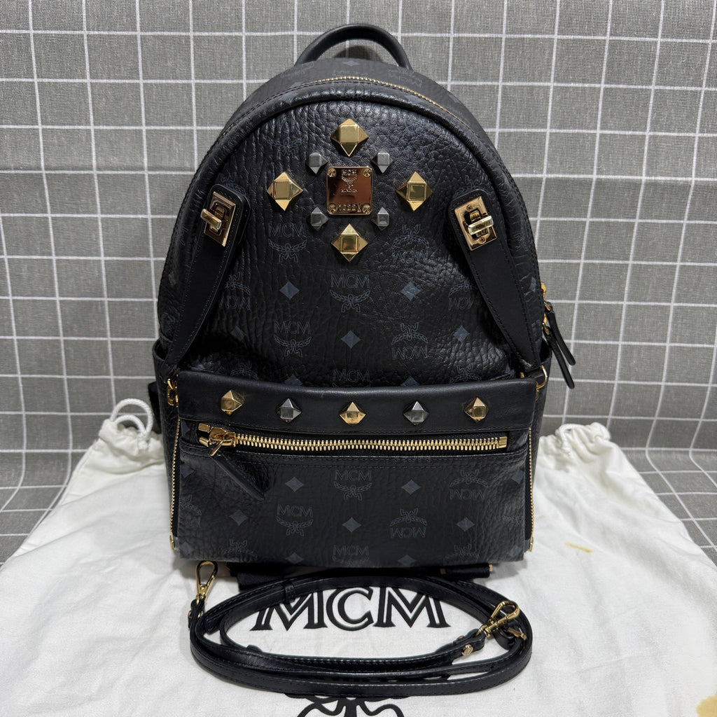 MCM Leather Gold