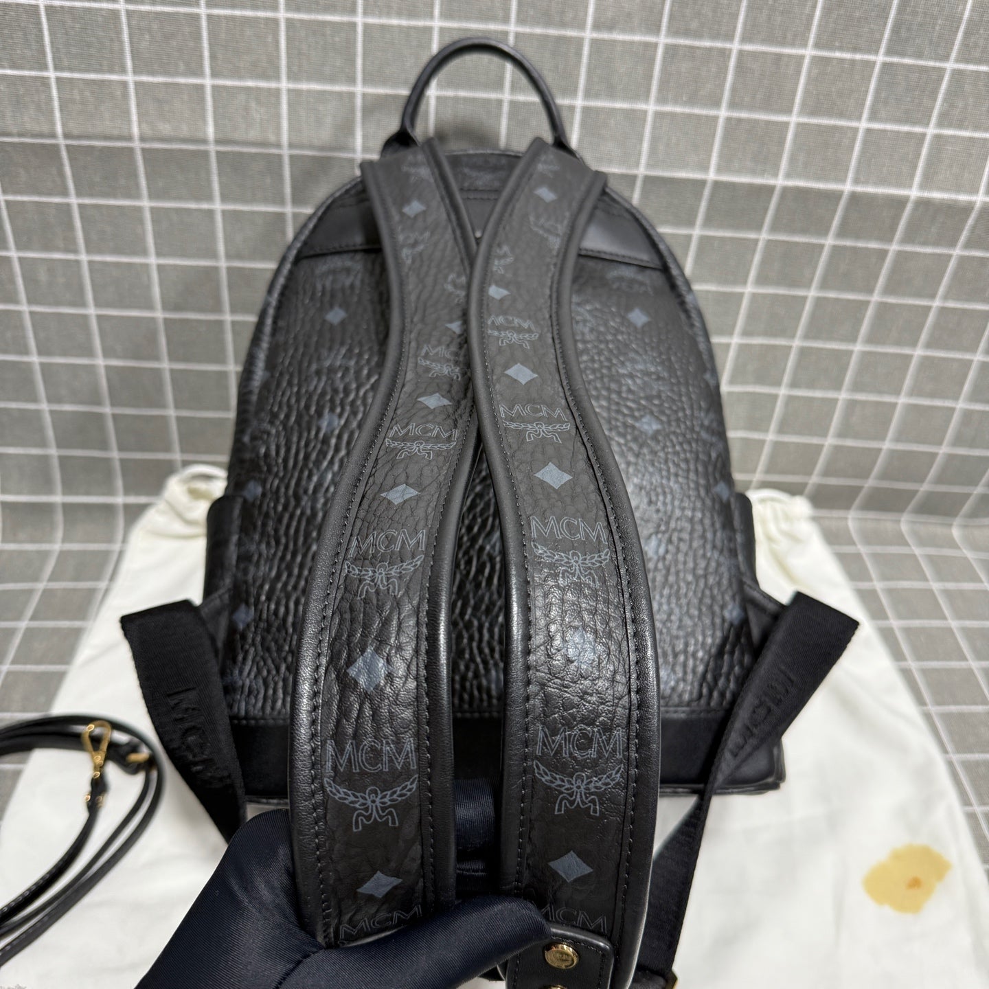 MCM Leather Gold