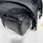 MCM Leather Gold
