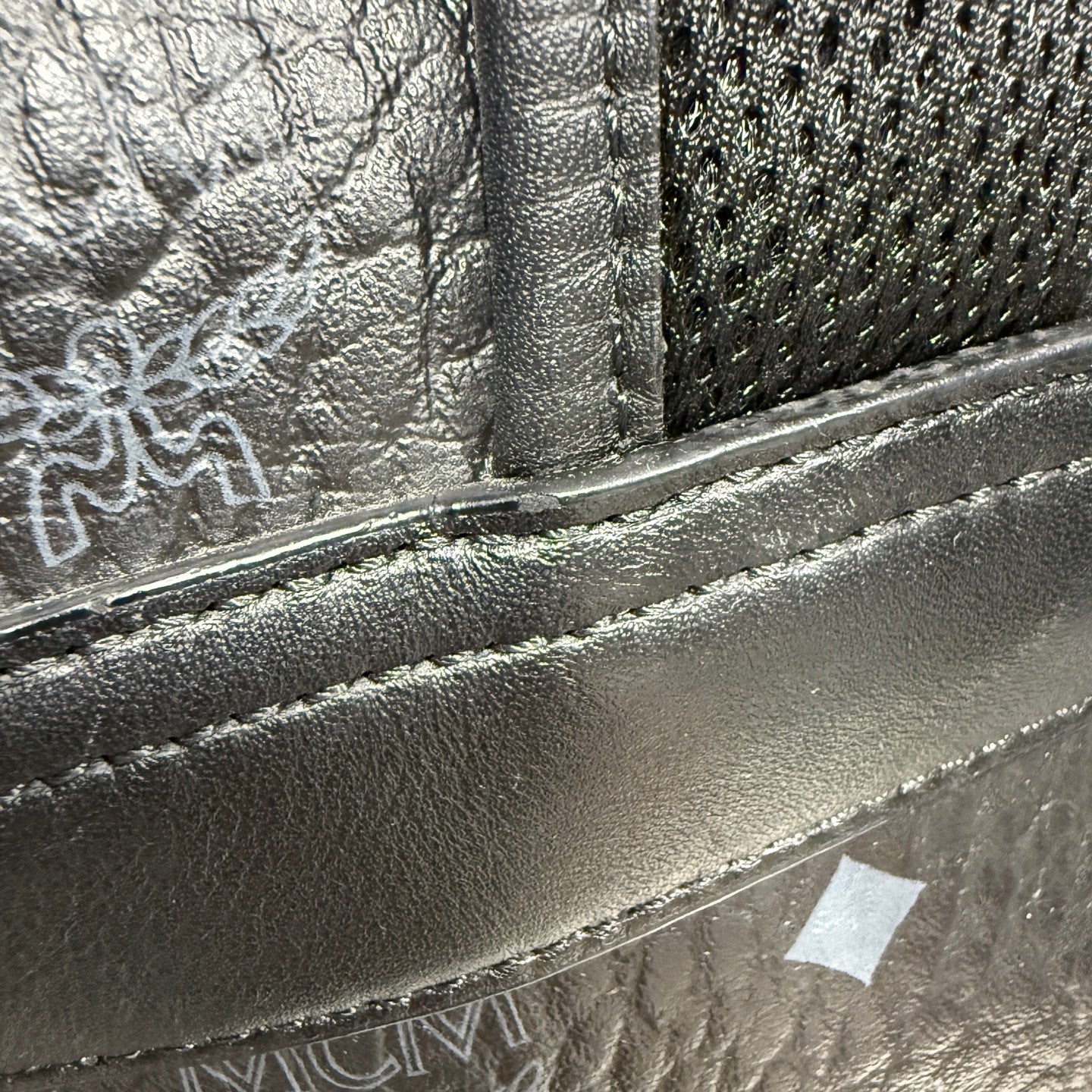 MCM Leather Gold