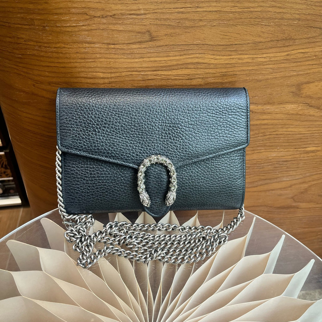 Gucci Dionysus Collection Leather Black 401231 CAOGN 8176