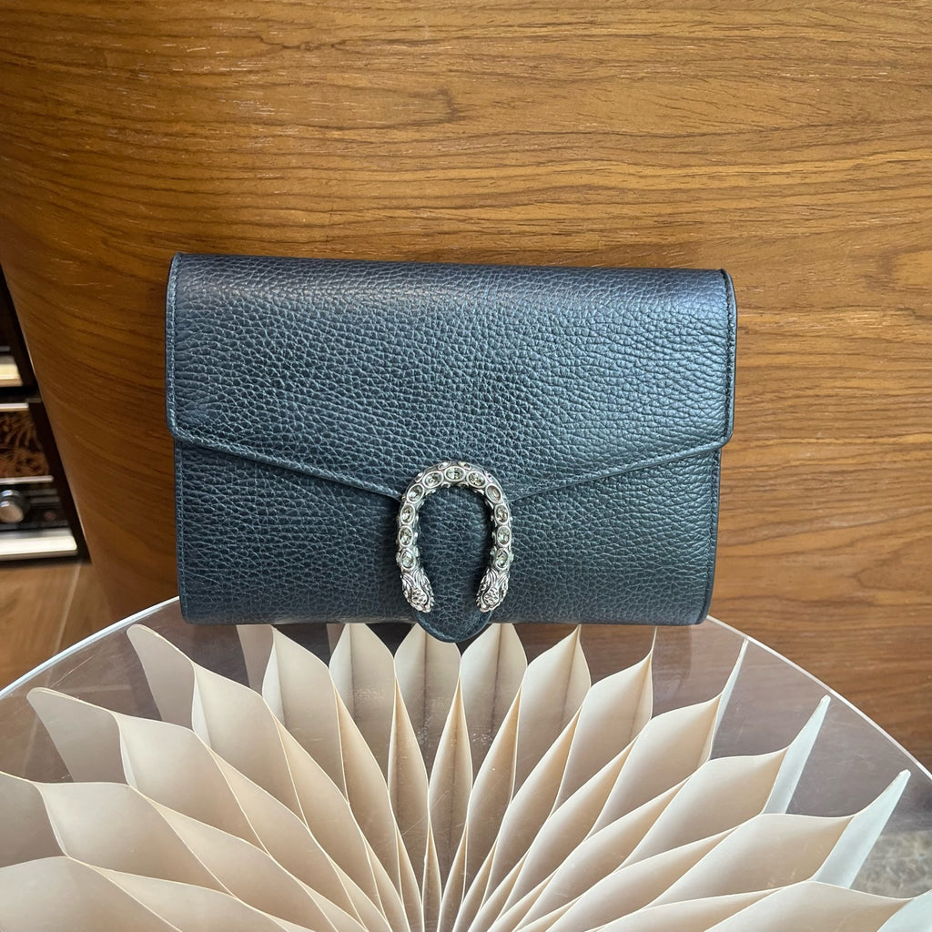Gucci Dionysus Collection Leather Black 401231 CAOGN 8176