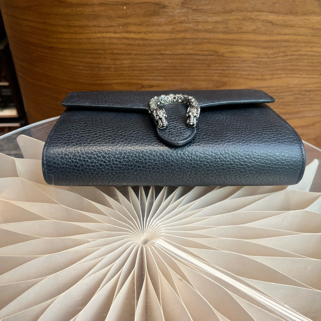 Gucci Dionysus Collection Leather Black 401231 CAOGN 8176