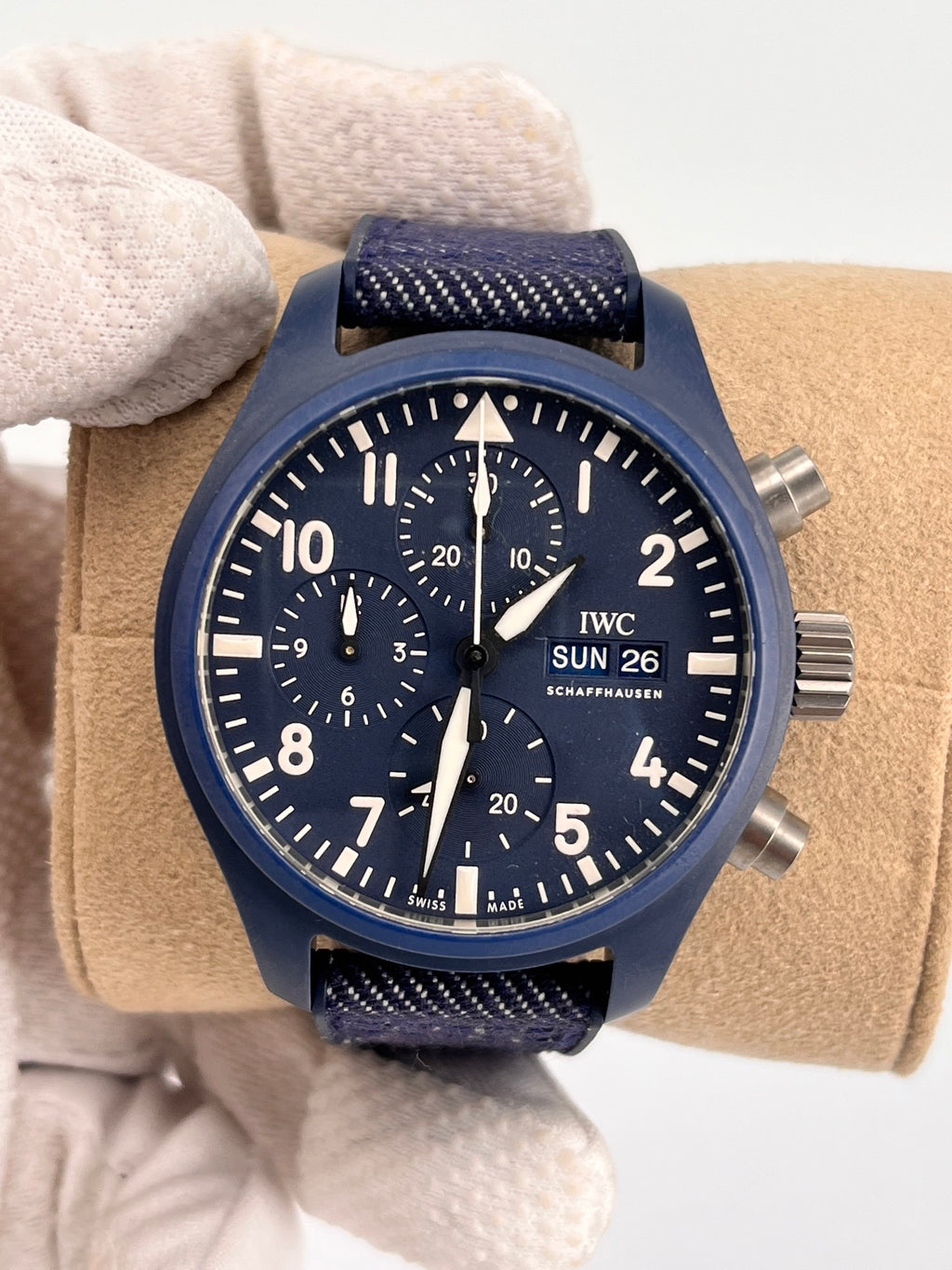 IWC Blue Automatic (self-winding) watch