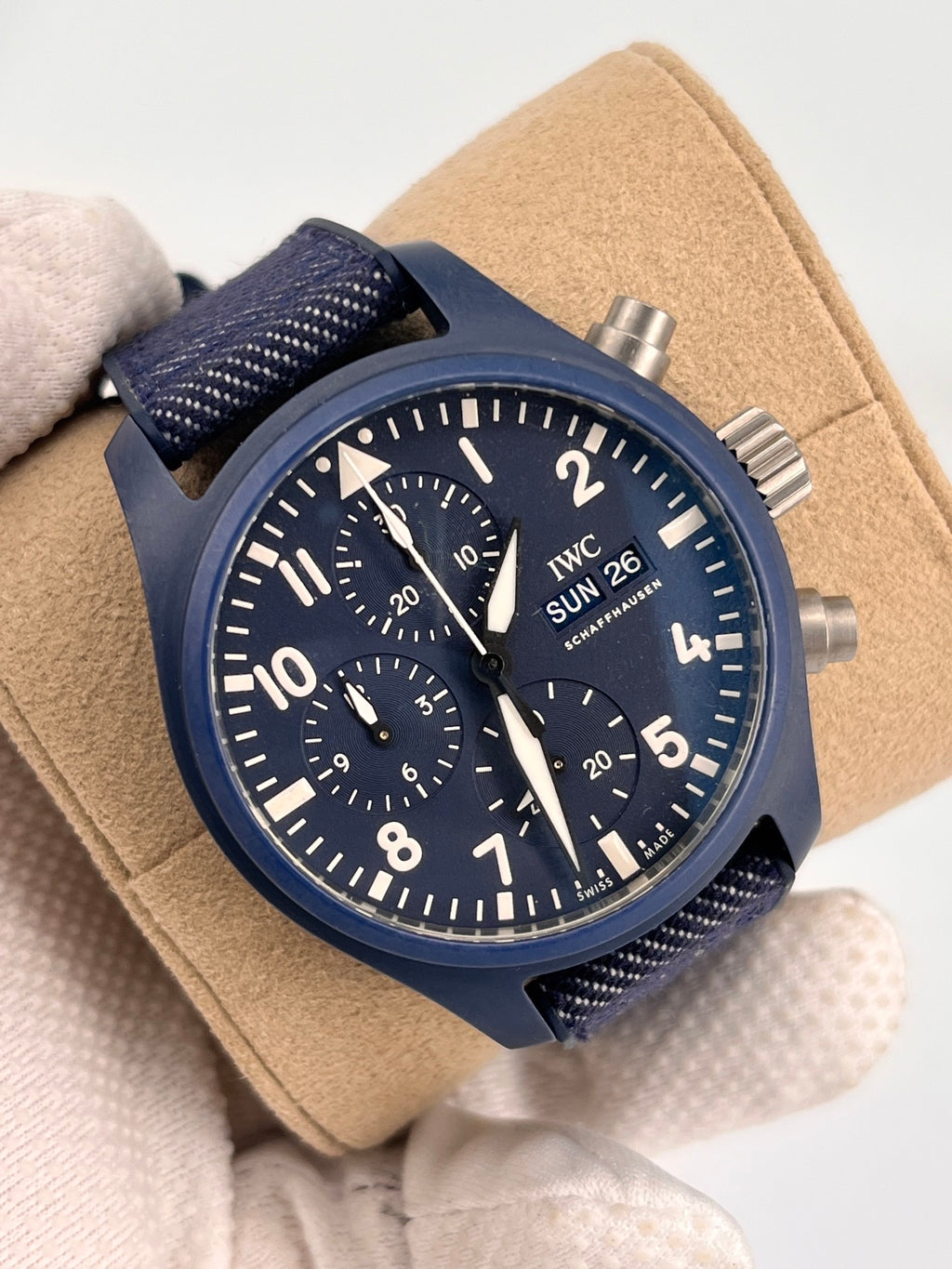IWC Blue Automatic (self-winding) watch