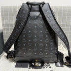 MCM Leather Backpack MMKBAVE02BK001