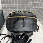MCM Leather Backpack MMKBAVE02BK001