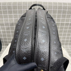 MCM Leather Backpack MMKBAVE02BK001