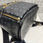 MCM Leather Backpack MMKBAVE02BK001