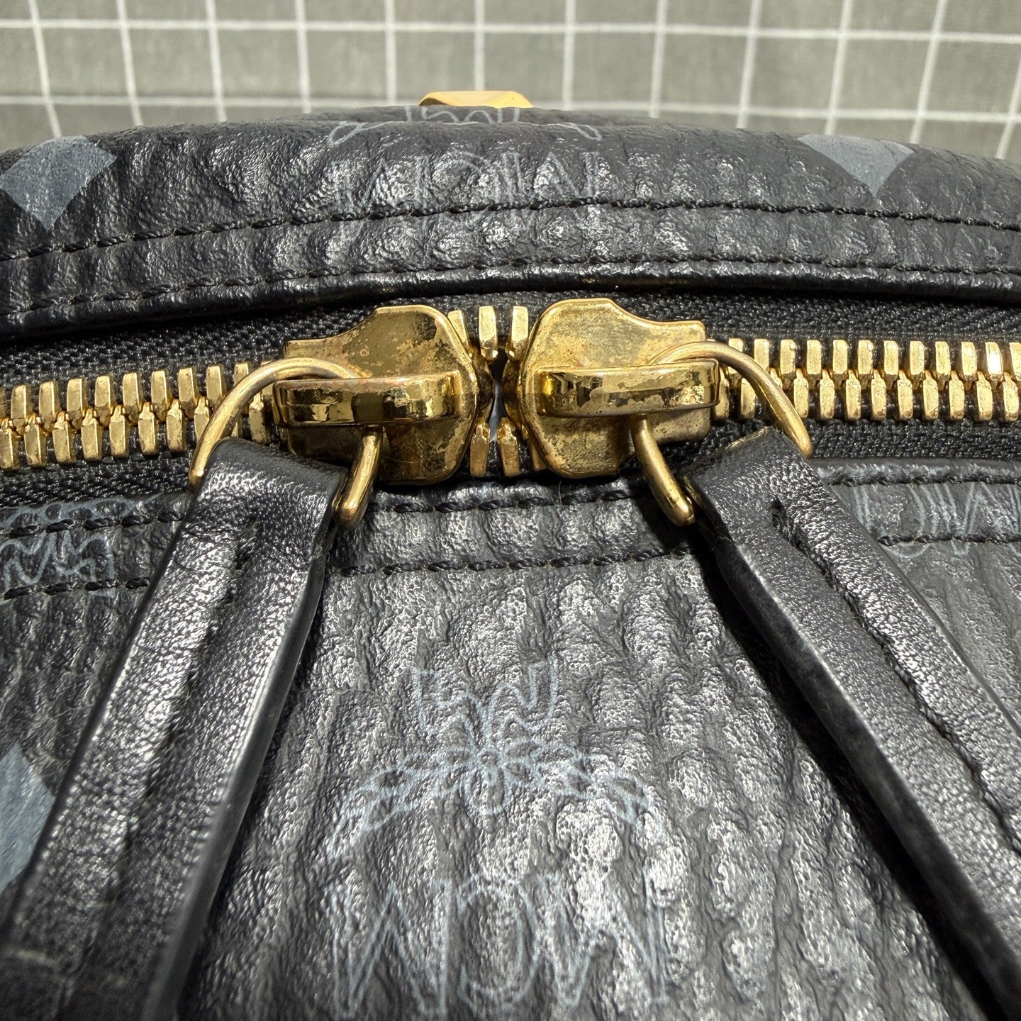 MCM Leather Backpack MMKBAVE02BK001
