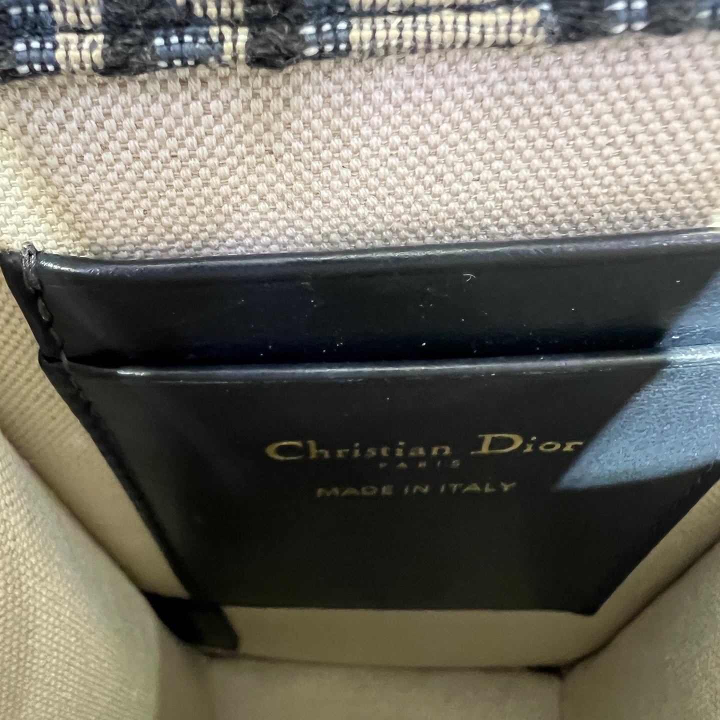 Dior Saddle Blue Crossbody 9.5 x 17.5 x 3 centimeters