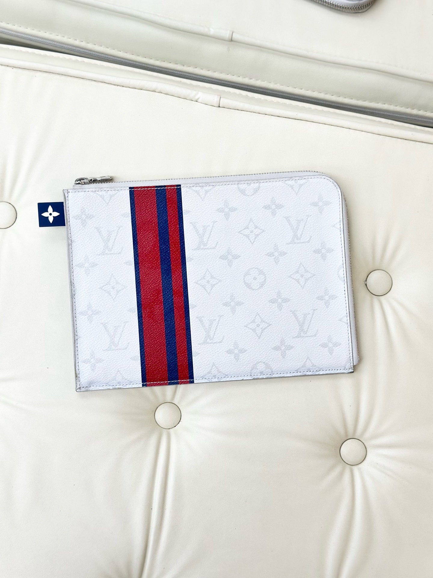 Louis Vuitton White Clutch