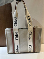Chloe Linen Beige Tote