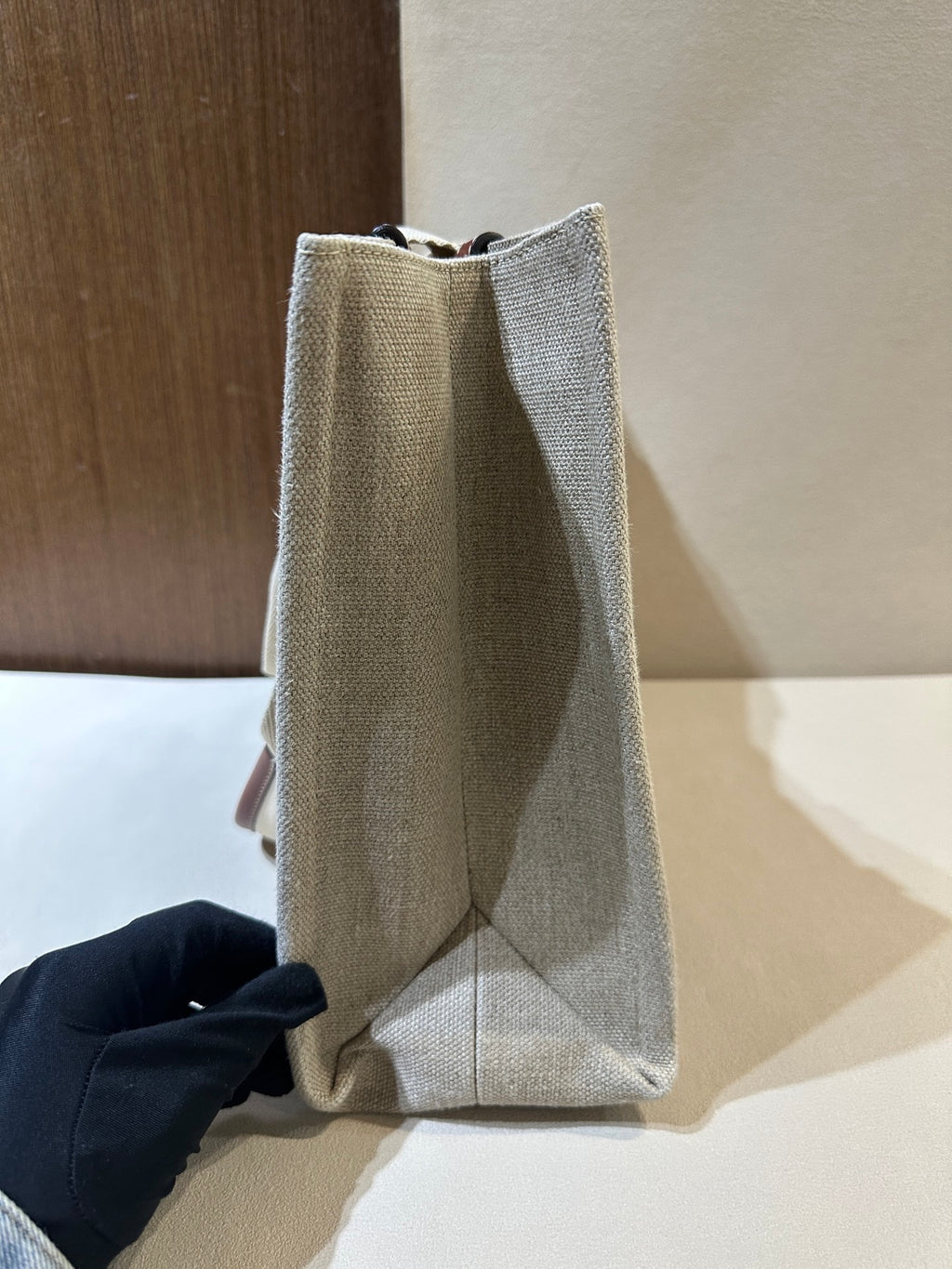 Chloe Linen Beige Tote