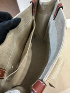 Chloe Linen Beige Tote