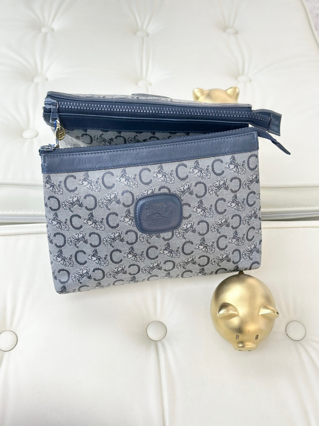 Celine Blue Clutch