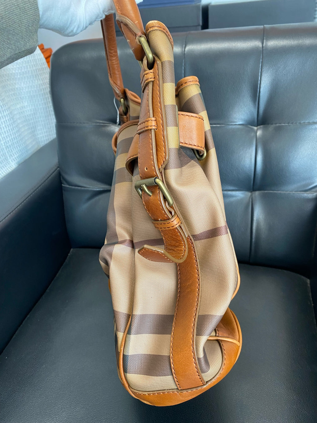 Burberry Black Bucket & Drawstring Bag
