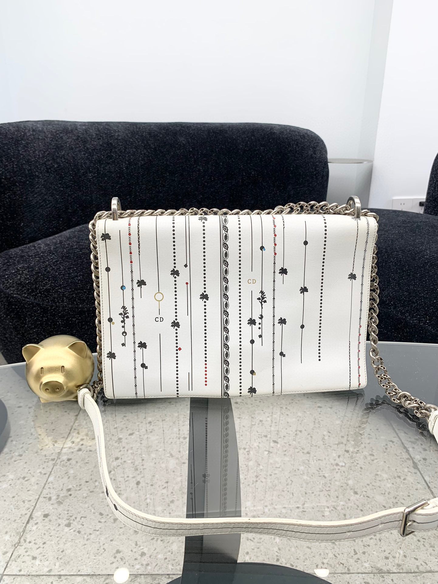 Dior White Crossbody