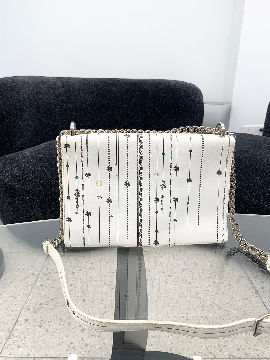 Dior White Crossbody