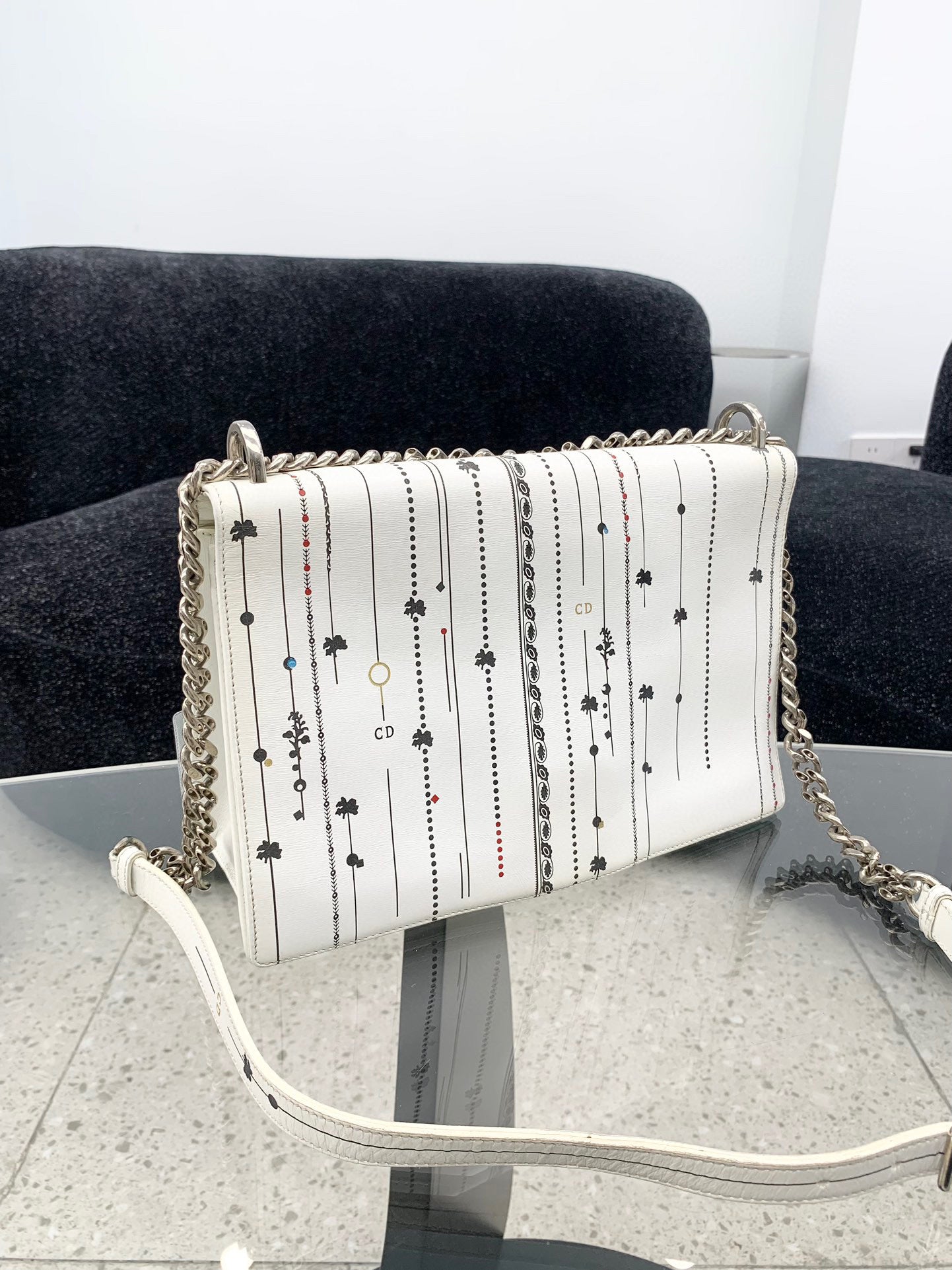 Dior White Crossbody