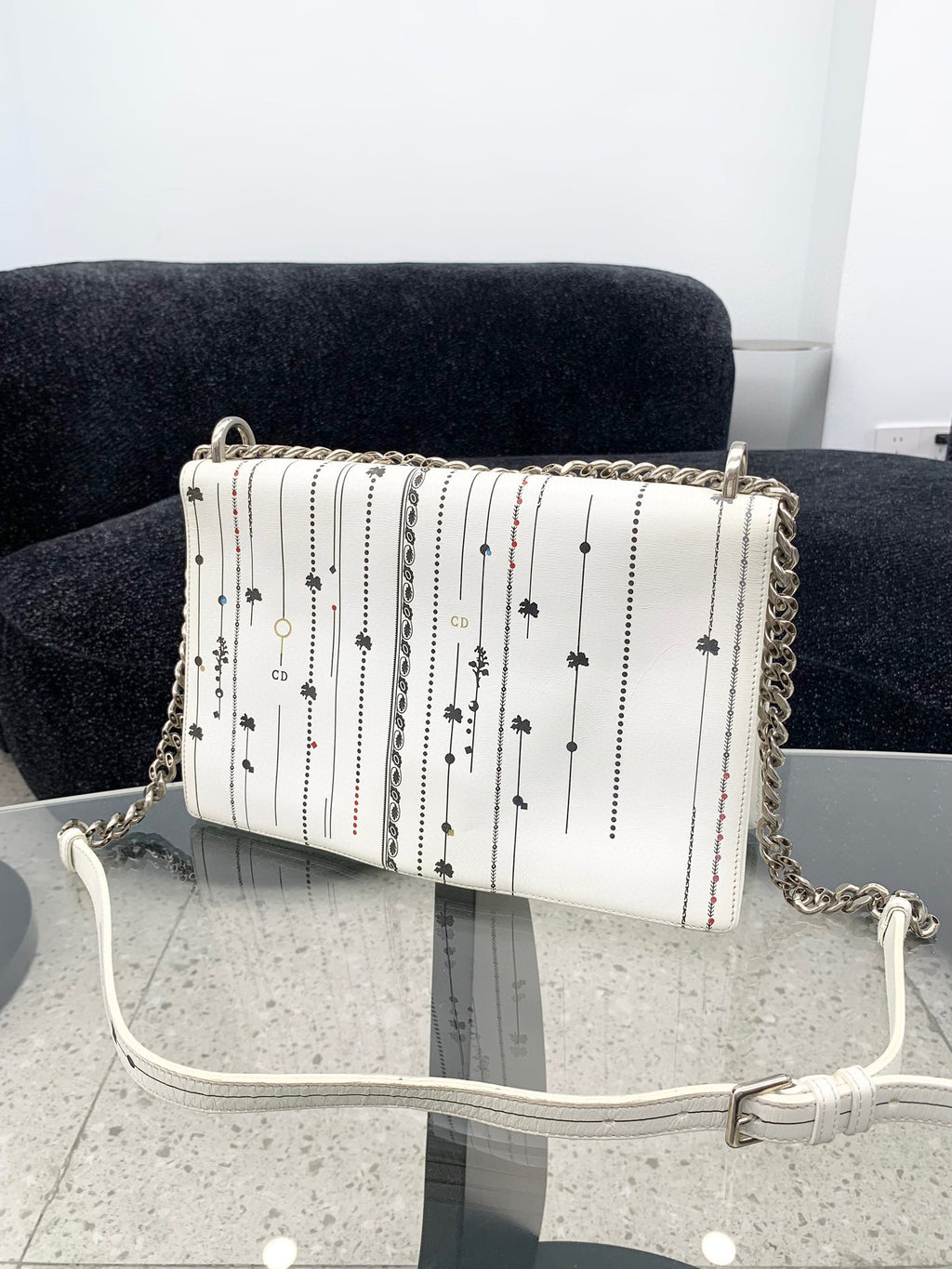 Dior White Crossbody