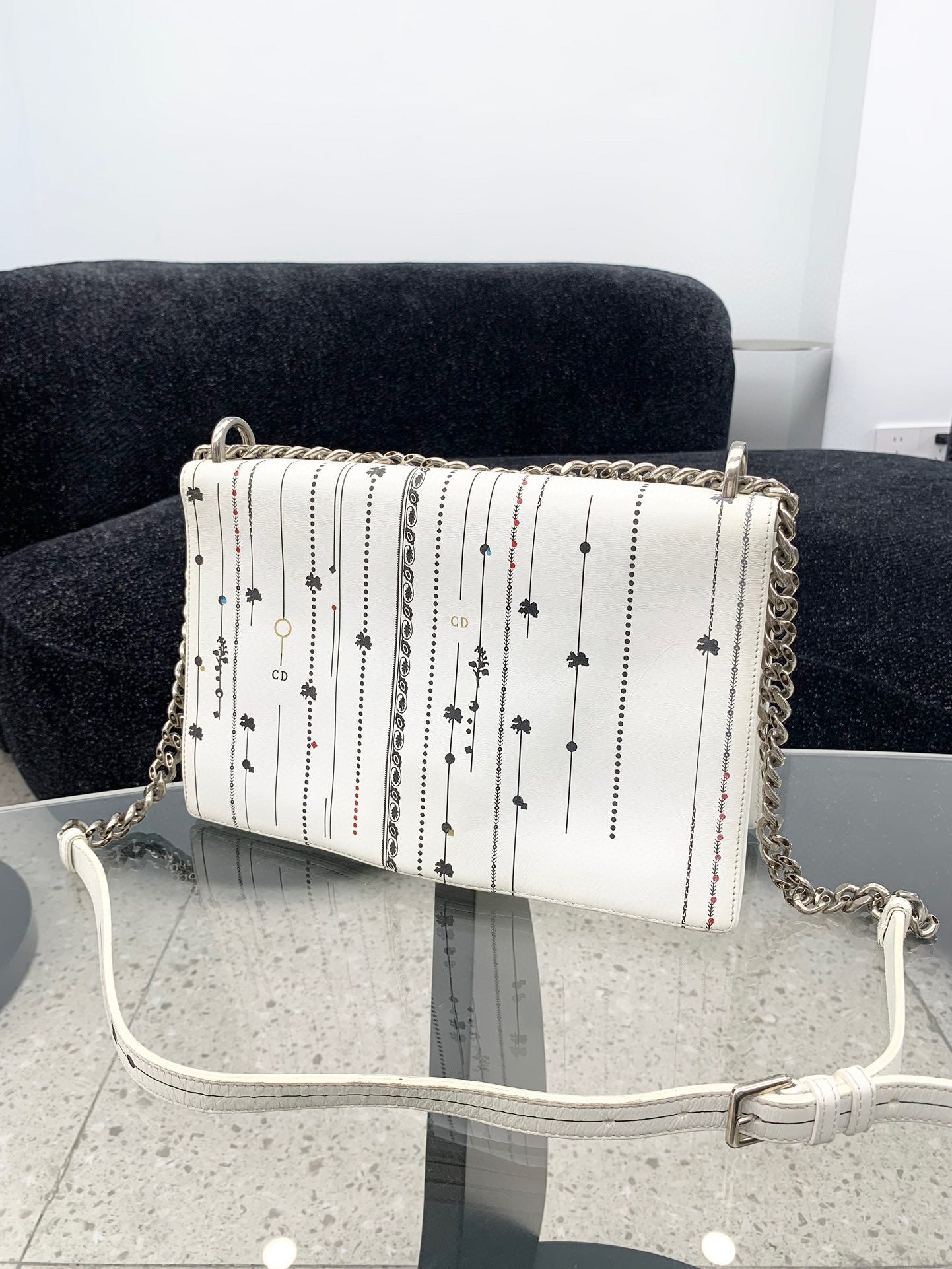 Dior White Crossbody