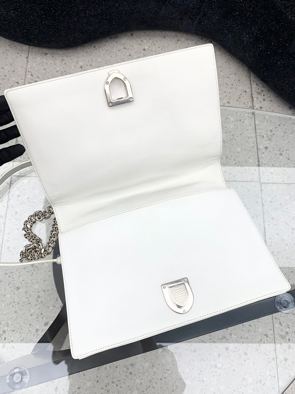 Dior White Crossbody