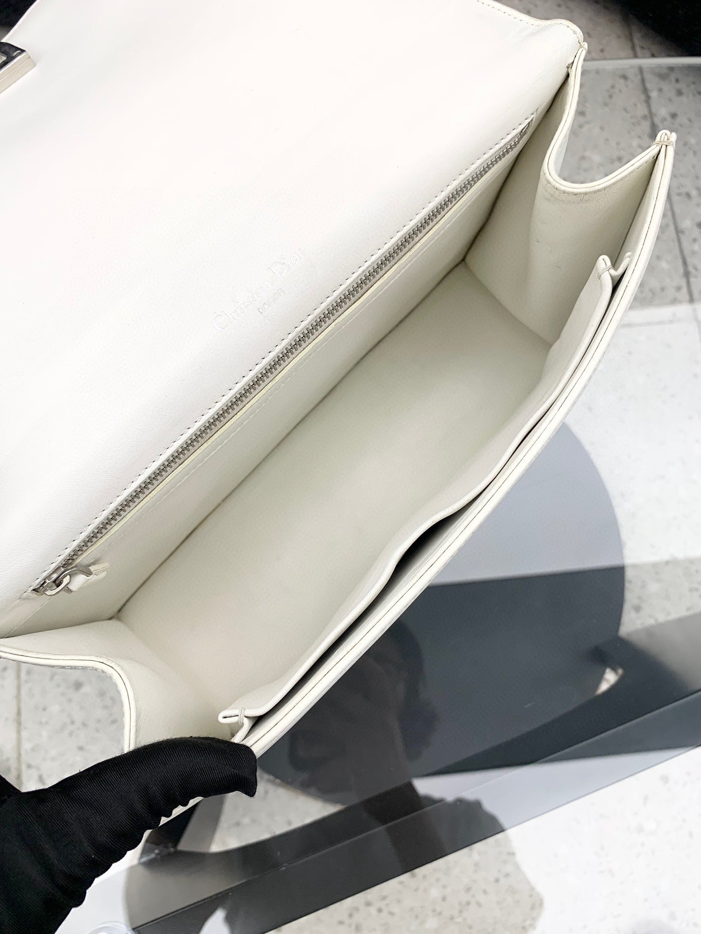 Dior White Crossbody
