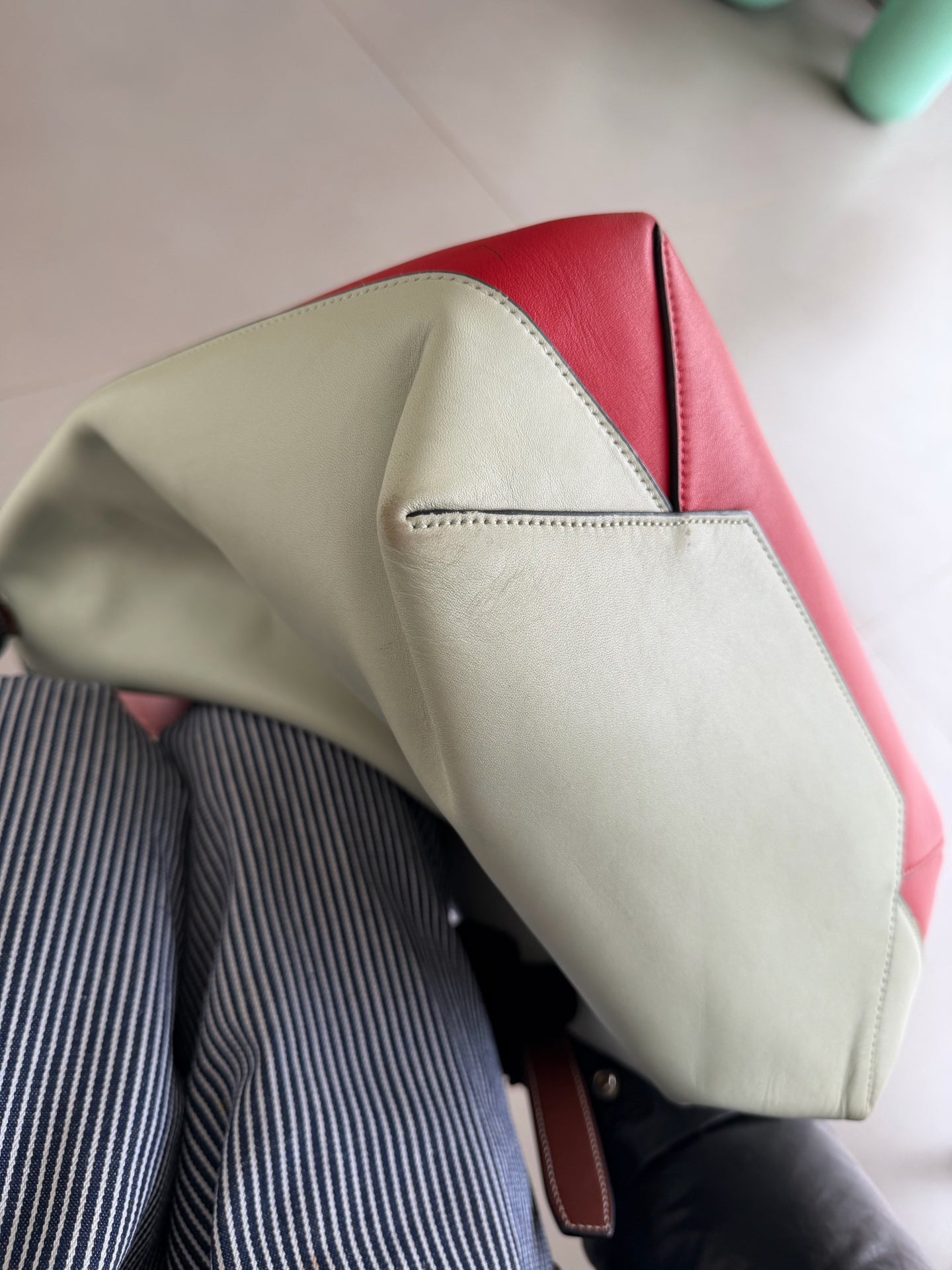Celine Green Bucket & Drawstring Bag