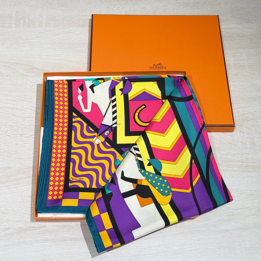 Hermes Multicolor Scarf