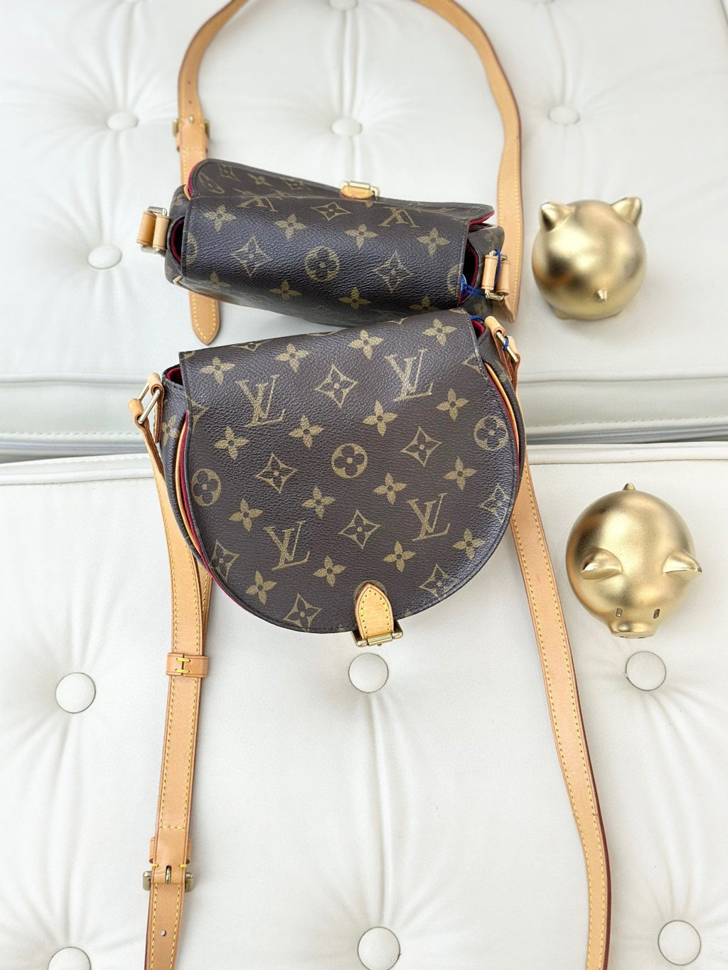 Louis Vuitton Brown Saddle Bag