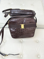 Salvatore Ferragamo Brown Crossbody