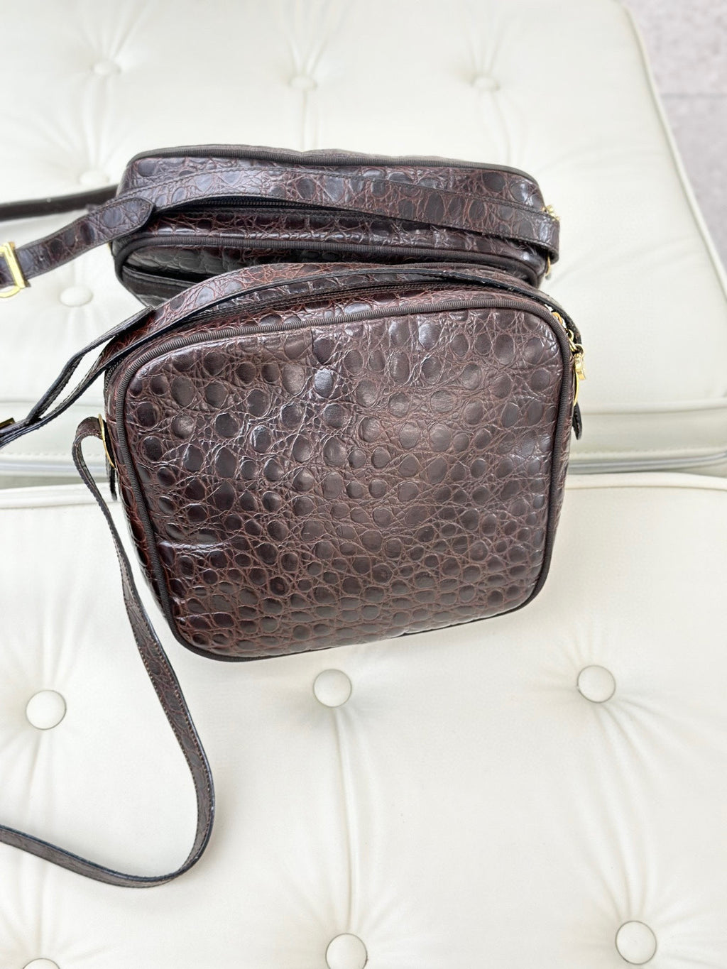 Salvatore Ferragamo Brown Crossbody