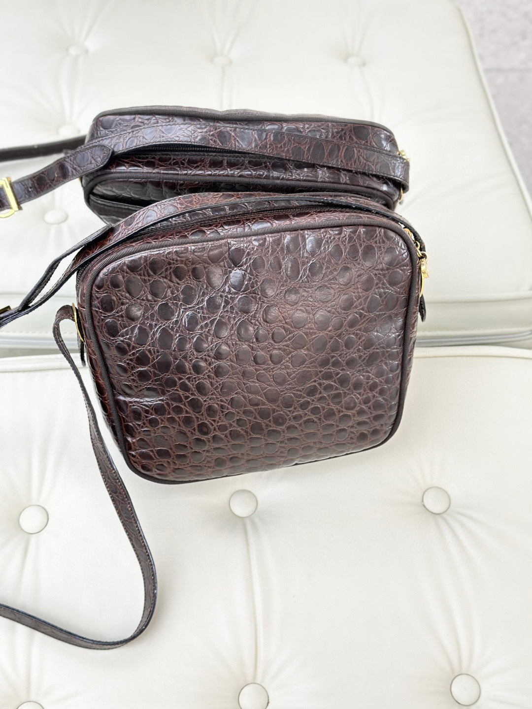 Salvatore Ferragamo Brown Crossbody