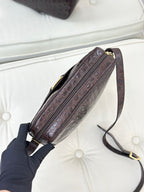 Salvatore Ferragamo Brown Crossbody