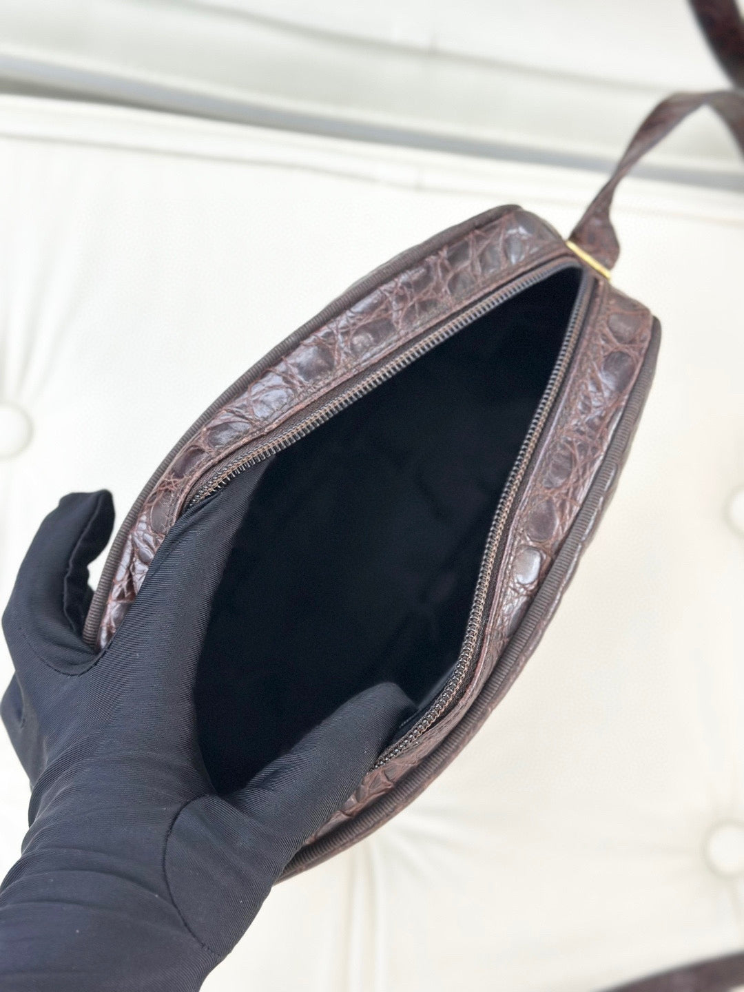 Salvatore Ferragamo Brown Crossbody