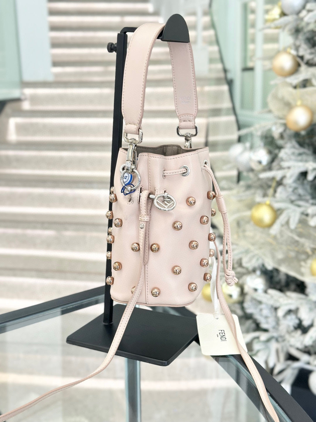 Fendi Rose gold Bucket & Drawstring Bag