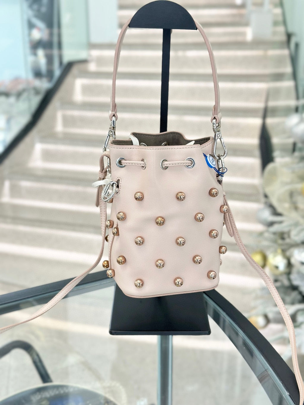 Fendi Rose gold Bucket & Drawstring Bag