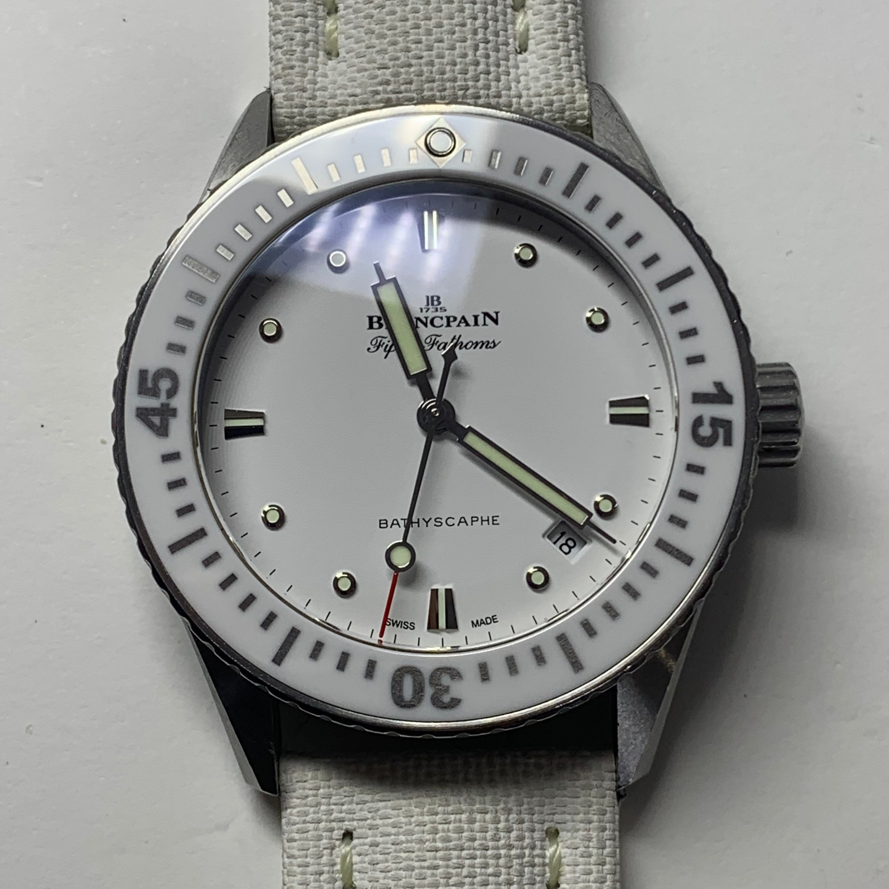 Blancpain Fifty fathoms 38.00 millimeters 5100-1127-W52A